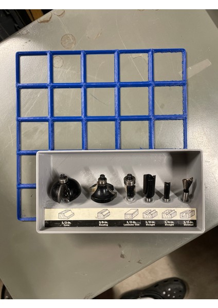 Gridfinity Yönlendirici Bit Düzenleyici fiyatları