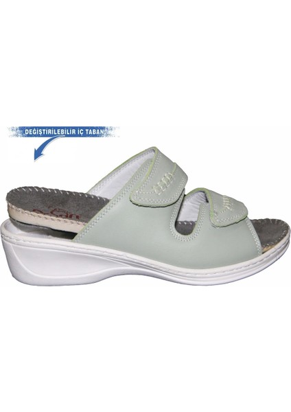 Kadın Anatomik Konfor Terliği 301 - Pastel Yeşili indirimleri