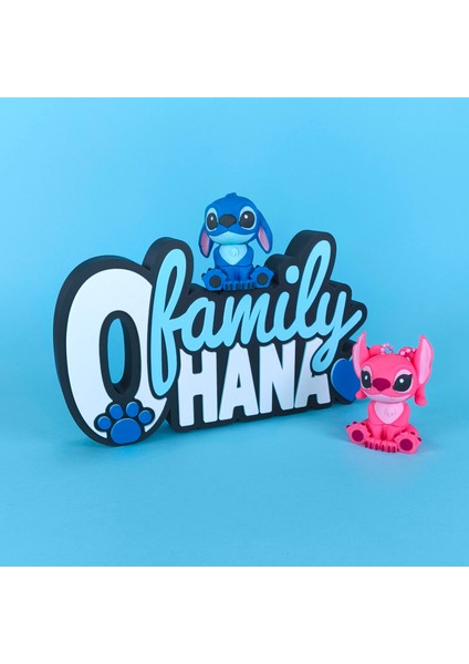 Stitch Ohana Işık Kutusu ve Masa Çerçevesi - LED Lamba Seti fiyatları