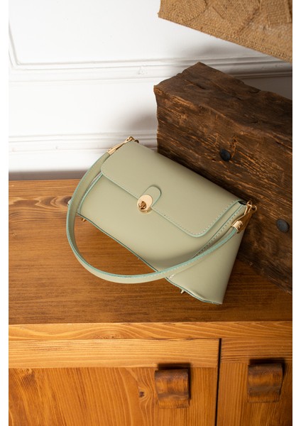 Gala Sert Kalıp Tek Omuz Askılı Kadın Omuz Çantası El Çantası, Şık Çanta, Baget Çanta