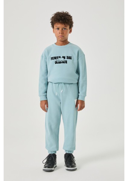 Bg Store Erkek Çocuk Mavi Eşofman Altı