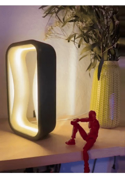 LED Işık Şeridi Için Modern Abajur