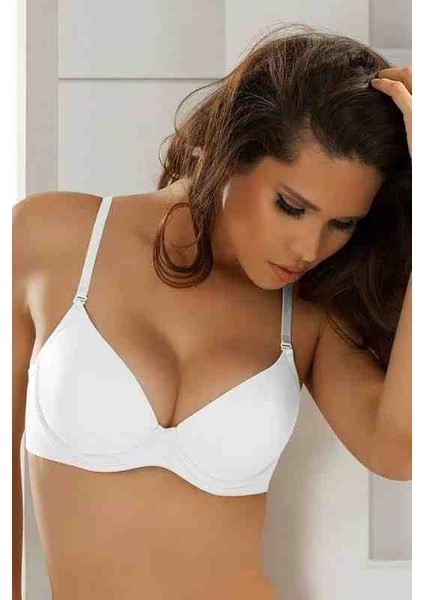 Kadın Beyaz Destekli Dolgulu Basic Sütyen 7080 fiyatları