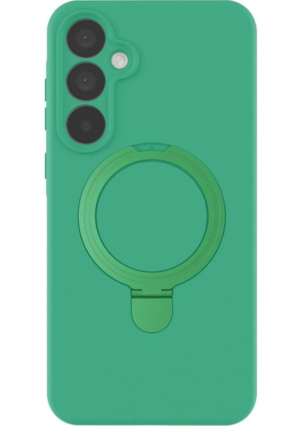 Samsung Galaxy A55 5g Regal Magsafe Standlı Kapak - Yeşil fiyatları