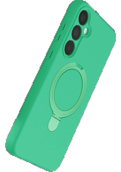 Samsung Galaxy A55 5g Regal Magsafe Standlı Kapak - Yeşil fırsatları