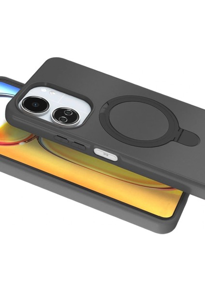 Xiaomi Redmi 13C Regal Magsafe Standlı Kapak - Titan Gri modelleri