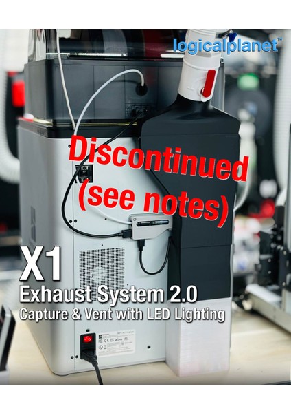 Bambulab X1 Serisi Yakalama ve Havalandırma Egzoz Sistemi