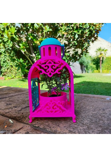 Şık Fener Saksı – 3D Yazdırılabilir Ev ve Bahçe Dekoru fiyatları