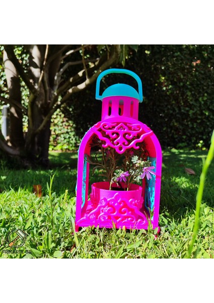 Şık Fener Saksı – 3D Yazdırılabilir Ev ve Bahçe Dekoru modelleri