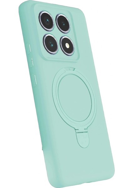 Xiaomi Mi 14T Pro Regal Magsafe Standlı Kapak - Su Yeşili fiyatları