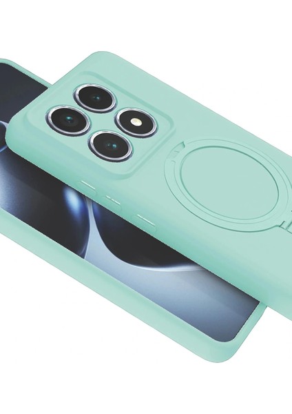 Xiaomi Mi 14T Pro Regal Magsafe Standlı Kapak - Su Yeşili fırsatları