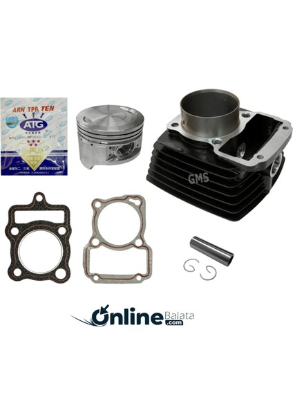 Mondial Xtreme Max 200 Silindir Set Komple Siyah GVS6583