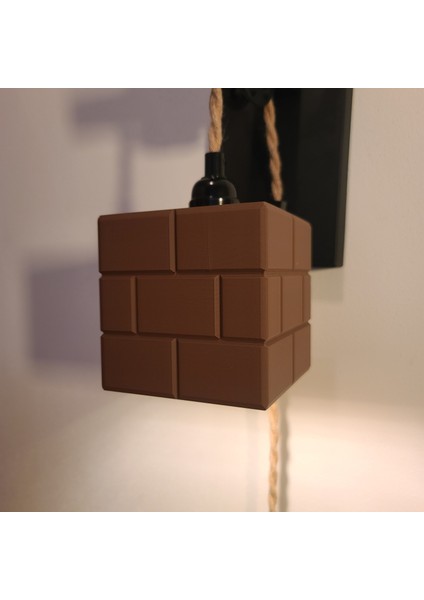 Tuğla Abajur - Video Oyunundan Esinlenen Fonksiyonel Sanat modelleri