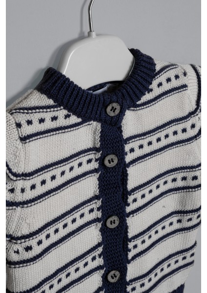 Erkek Lacivert Triko Örme 2'li Takım % 100 Pamuk