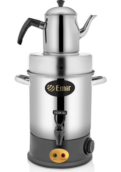 Elit Çay Makinesi Semaver 70 Bardak