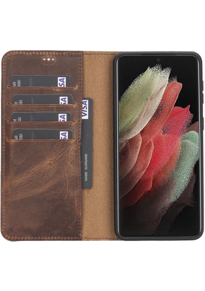 Samsung Galaxy S21 Ultra Deri Çıkarılabilir Cüzdan Kılıf fiyatları