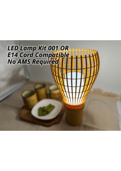 Matcha Çırpma LED Lamba (E14 Kablo Uyumlu)
