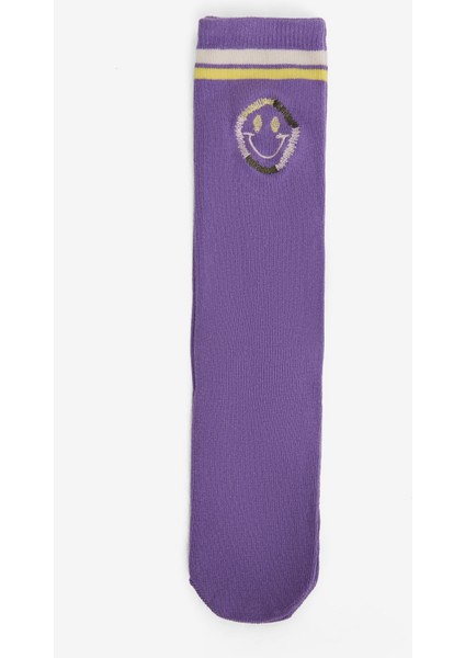 Bg Store Kız Çocuk Mor Çorap
