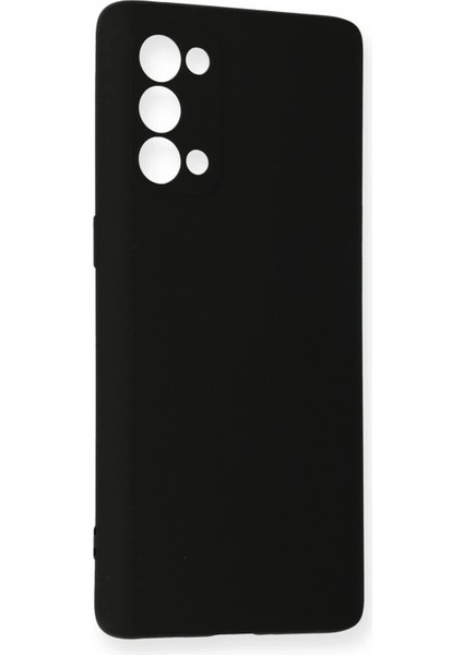Oppo Reno 5 Kılıf Nano Içi Kadife Silikon - Siyah fiyatları