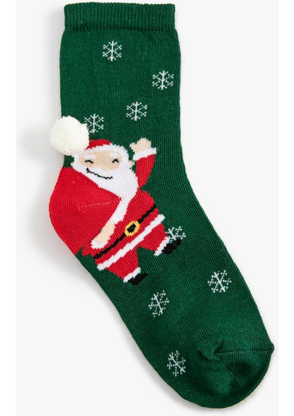 Yılbaşı Baskılı Soket Çorap fiyatları