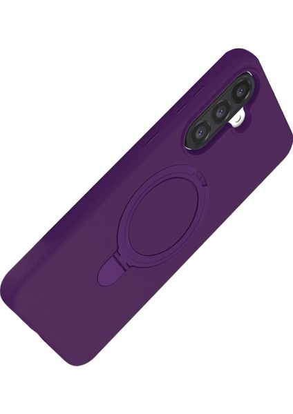Samsung Galaxy A56 Regal Magsafe Standlı Kapak - Derin Mor fırsatları