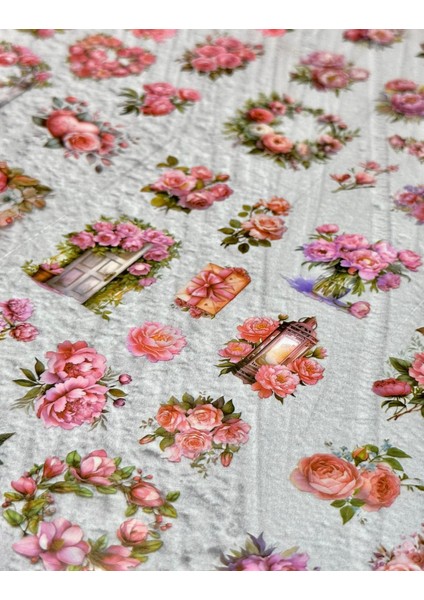 Pink Tenderness Çiçek 6 Yaprak Sticker Set/etiket/çıkartma/bullet Journal fiyatları