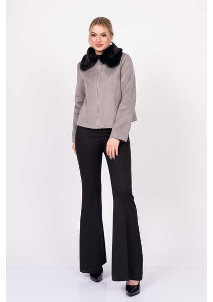 Frostluxe Fur-Collar Short Coat – 2628 fiyatları