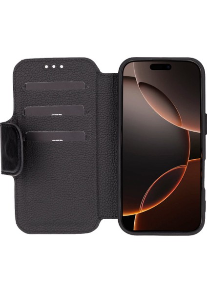 Clara iPhone 16 Pro Max Deri Kılıf