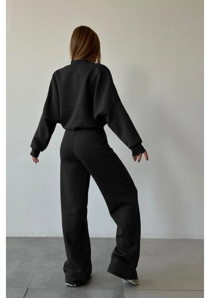 Kadın 3 Iplik Çımalı Bomber Ceket Eşofman Takımı fiyatları