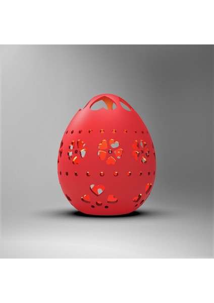 Yumurta Tealight Kapağı - Kalpler