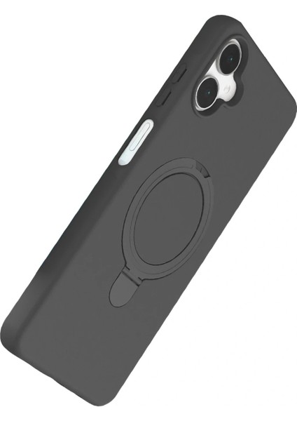 Samsung Galaxy A06 Regal Magsafe Standlı Kapak - Titan Gri modelleri