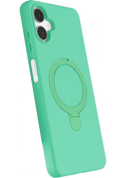 Samsung Galaxy A06 Regal Magsafe Standlı Kapak - Yeşil fiyatları