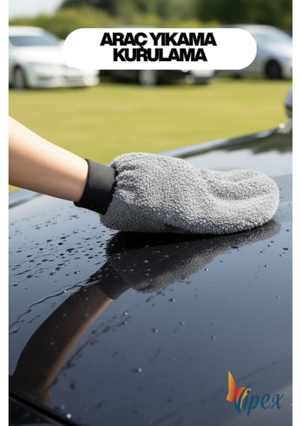 Araç Yıkama-Kurulama Eldiveni 1 Adet