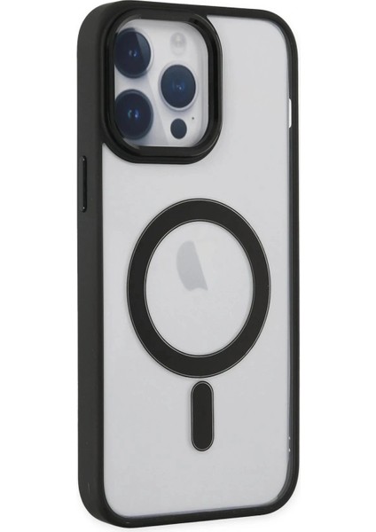 iPhone 14 Pro Kılıf Room Magneticsafe Silikon - Siyah