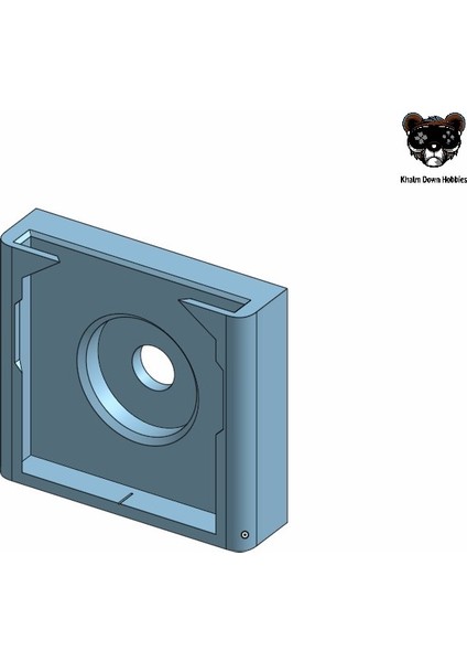 LED Masa Lambası Manyetik Montaj Için Kare Plaka Tutucu
