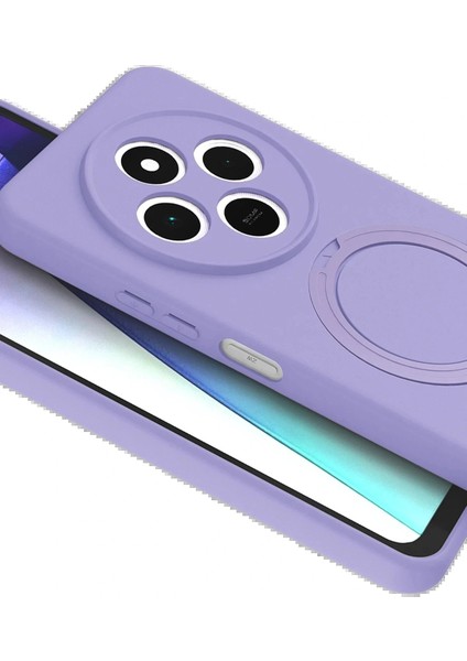 Xiaomi Redmi 14C Regal Magsafe Standlı Kapak - Lila modelleri