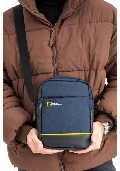 Outdoor Serisi Imperteks Kumaş Şık ve Fonksiyonel Erkek Bel Omuz Göğüs Çapraz Çantası