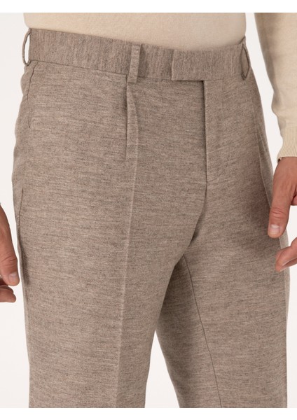 Erkek Bej Slim Fit Kumaş Pantolon 50313265-VR011 indirimleri