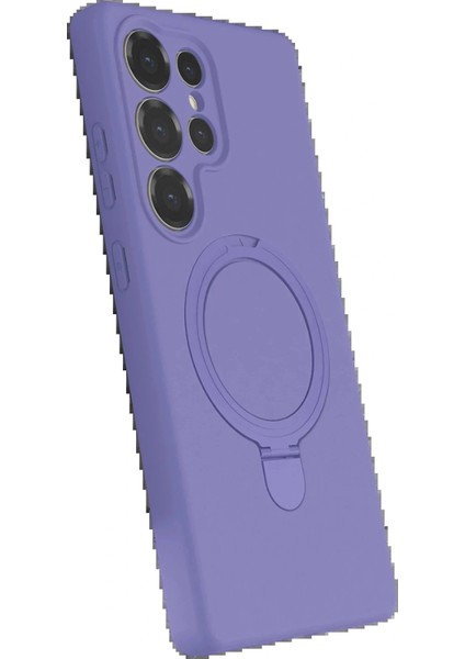 Samsung Galaxy S24 Ultra Regal Magsafe Standlı Kapak - Lila fiyatları