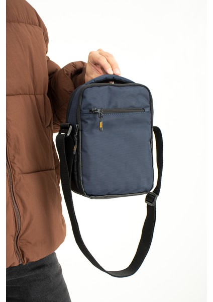 Outdoor Serisi Imperteks Kumaş Şık ve Fonksiyonel Erkek Bel Omuz Göğüs Çapraz Çantası