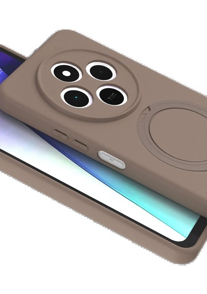 Xiaomi Redmi 14C Regal Magsafe Standlı Kapak - Çöl Titanyum modelleri