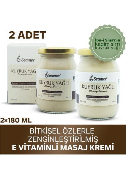 Kuyruk Yağlı Msaja Kremi 180ML x 2