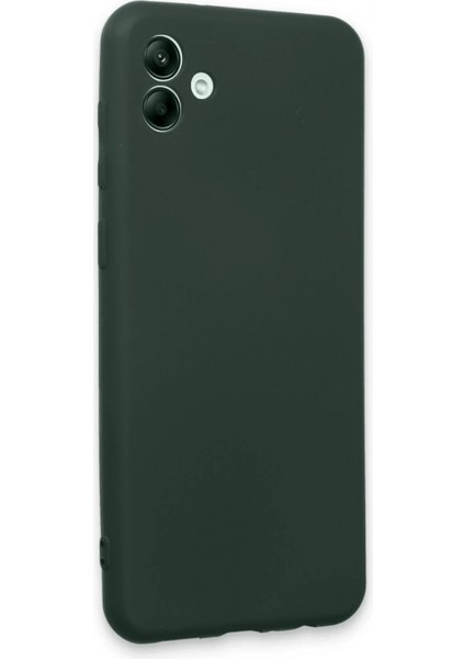 Samsung Galaxy A04E Kılıf First Silikon - Koyu Yeşil