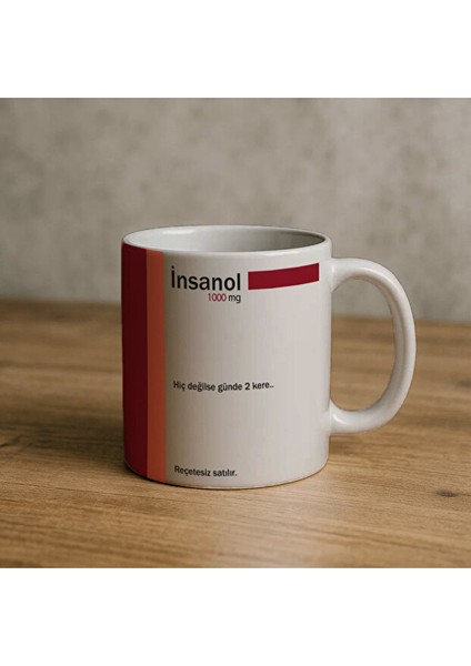 Bisi*tirol Ila* Baskılı Kupa Bardak Komik Yazılı Kupa Bardak