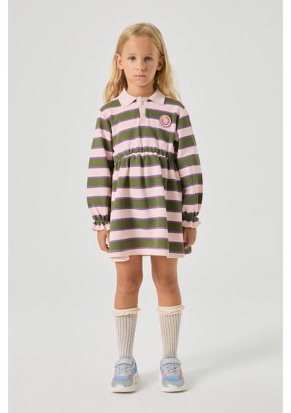 Bg Store Kız Çocuk Desenli Elbise