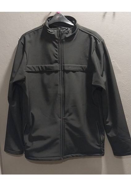 Erkek Dik Yaka Su Itici Likralı Softshell Kumaş Büyük Beden Mont fiyatları