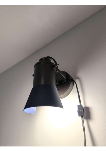 Livemax Endüstriyel Duvar Lambası Klipsli Gölge