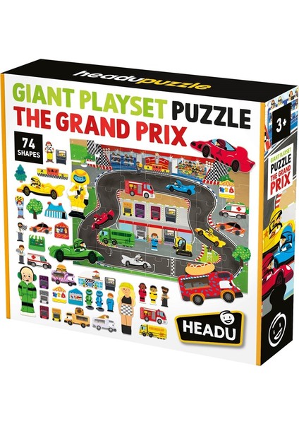 Gıant Playset Puzzle The Gran Prıx ( Dev Oyun Seti Bulmacası)