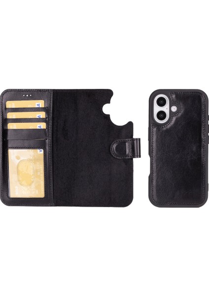 iPhone 16 Plus Çıkarılabilir Deri Cüzdan Kılıf modelleri