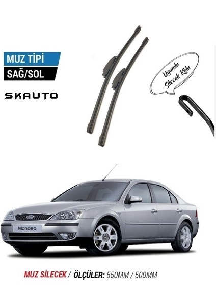 Ford Mondeo Ön Cam Muz Silecek Takımı (2000-2007)